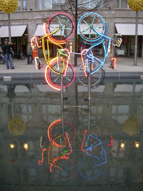 Bike sculpture