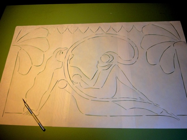 Eve II stencil