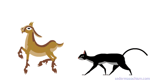 goat+cat2 chad gadya cat goat